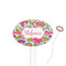 Wild Flowers Oval Plastic Stir Sticks (Personalized)