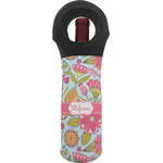 Wild Flowers Wine Tote Bag (Personalized)