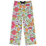 Wild Flowers Womens Pajama Pants - S