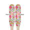 Wild Flowers Wooden Food Pick - Paddle - Double Sided - Front & Back