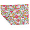 Wild Flowers Wrapping Paper Sheet - Double Sided - Folded