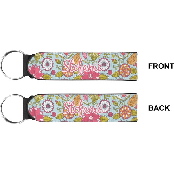 Wild Flowers Wristlet (Front + Back)
