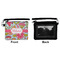 Wild Flowers Wristlet ID Cases - Front & Back