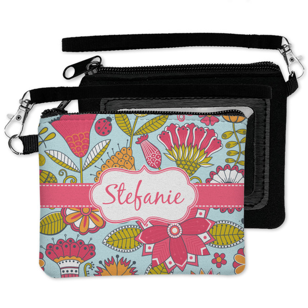 Wild Flowers Wristlet ID Cases - MAIN