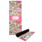 Wild Flowers Yoga Mat with Black Rubber Back Full Print View