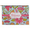 Wild Flowers Zipper Pouch Large (Front)