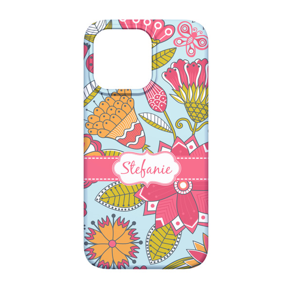 Wild Flowers iPhone 13 Case - Back