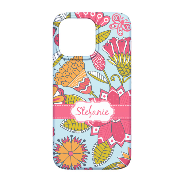 Wild Flowers iPhone 13 Pro Case - Back