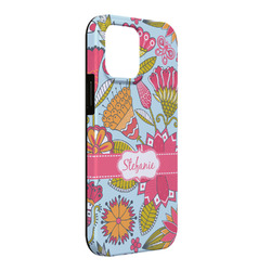 Wild Flowers iPhone Case - Rubber Lined - iPhone 13 Pro Max (Personalized)