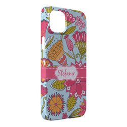 Wild Flowers iPhone Case - Plastic - iPhone 14 Plus (Personalized)