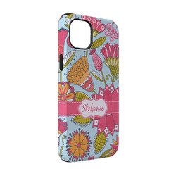 Wild Flowers iPhone Case - Rubber Lined - iPhone 14 Pro (Personalized)