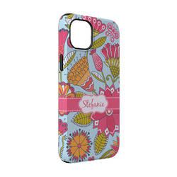 Wild Flowers iPhone Case - Rubber Lined - iPhone 14 (Personalized)