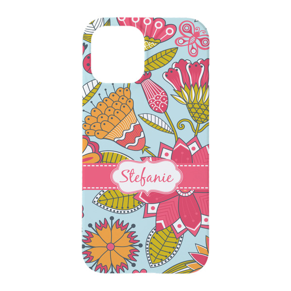 Wild Flowers iPhone 15 Case - Back