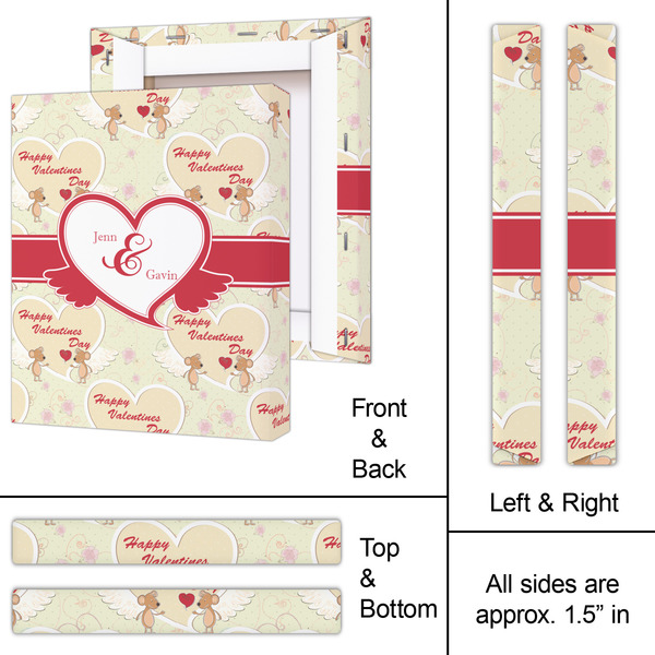 Mouse Love 11x14 - Canvas Print - Approval