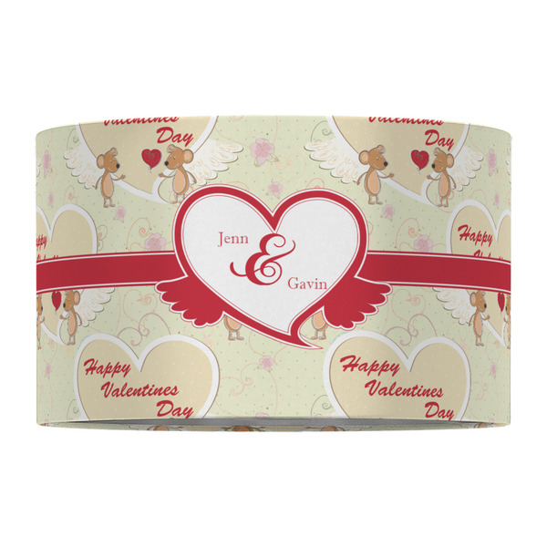 Mouse Love 12" Drum Lampshade - FRONT (Fabric)