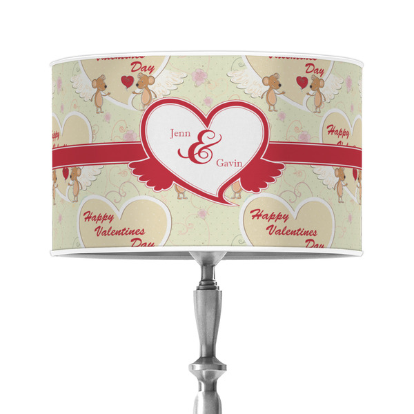 Custom Mouse Love 12" Drum Lamp Shade - Poly-film (Personalized)
