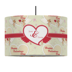 Mouse Love 12" Drum Pendant Lamp - Fabric (Personalized)