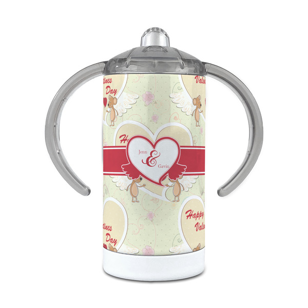 Custom Mouse Love 12 oz Stainless Steel Sippy Cup (Personalized)