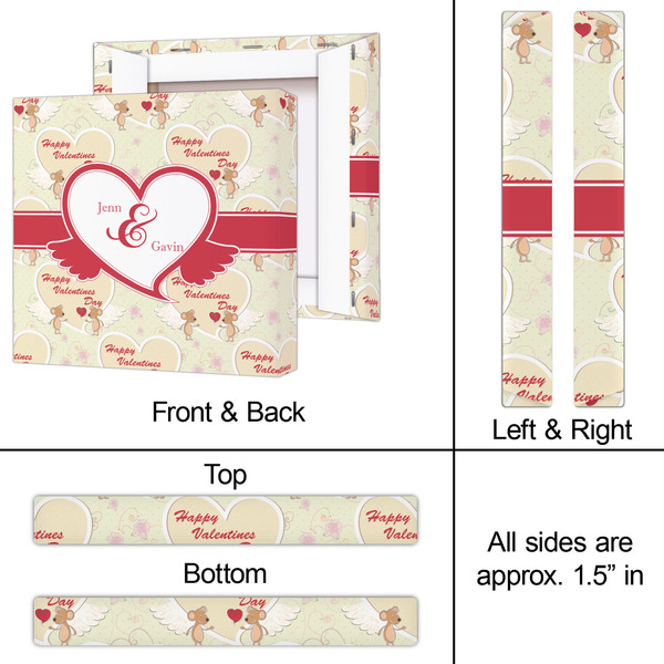 Mouse Love 12x12 - Canvas Print - Approval