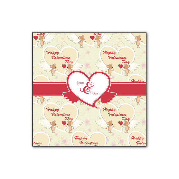 Custom Mouse Love Wood Print - 12x12 (Personalized)