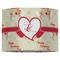 Mouse Love 16" Drum Lampshade - FRONT (Fabric)