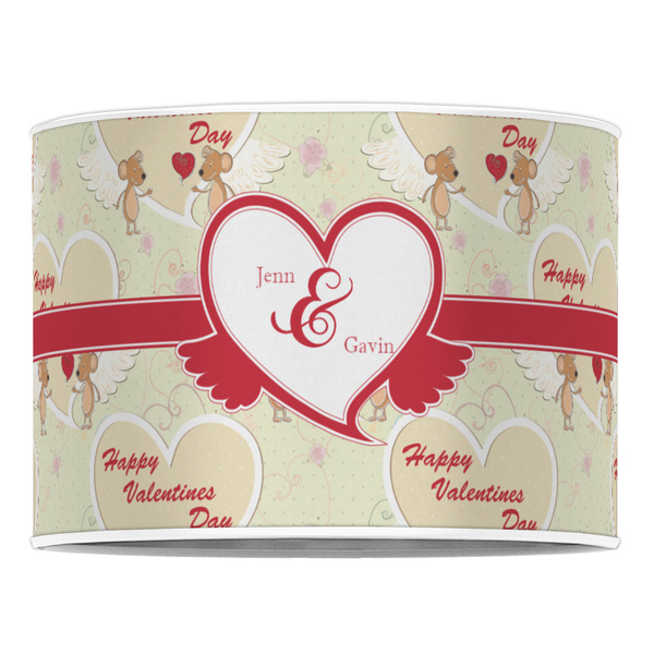 Mouse Love 16" Drum Lampshade - FRONT (Poly Film)