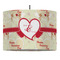 Mouse Love 16" Drum Pendant Lamp - Fabric (Personalized)
