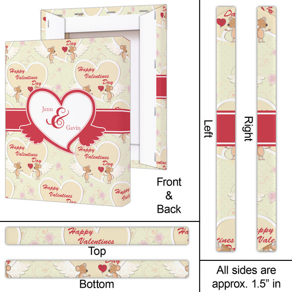 Mouse Love 16x20 - Canvas Print - Approval