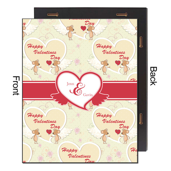 Mouse Love 16x20 Wood Print - Front & Back View