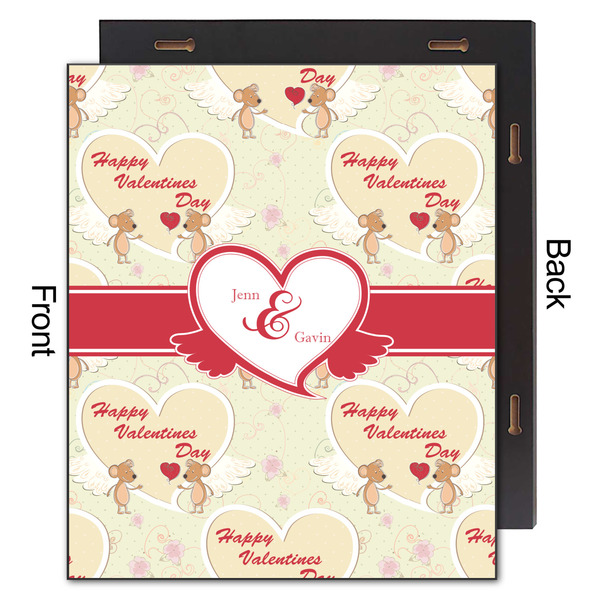 Mouse Love 20x24 Wood Print - Front & Back View