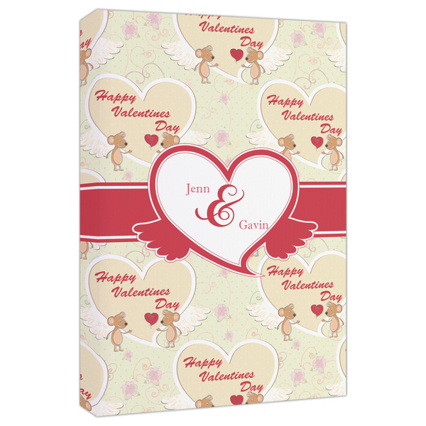 Custom Mouse Love Canvas Print - 20x30 (Personalized)