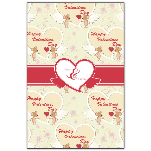 Custom Mouse Love Wood Print - 20x30 (Personalized)