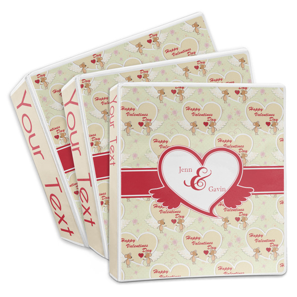 Custom Mouse Love 3-Ring Binder (Personalized)