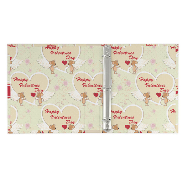 Mouse Love 3 Ring Binders - Full Wrap - 1" - OPEN INSIDE