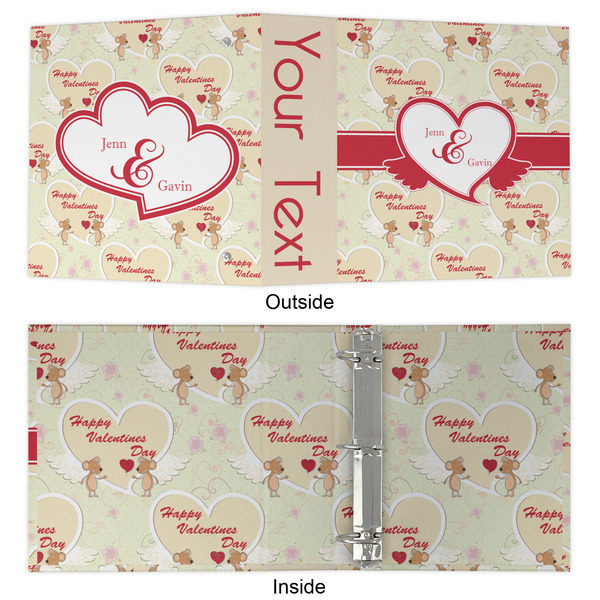 Mouse Love 3 Ring Binders - Full Wrap - 2" - APPROVAL