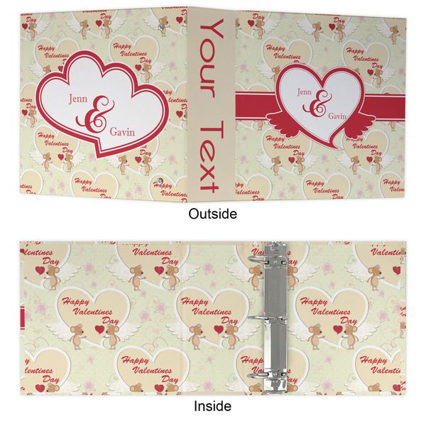 Mouse Love 3 Ring Binders - Full Wrap - 3" - APPROVAL