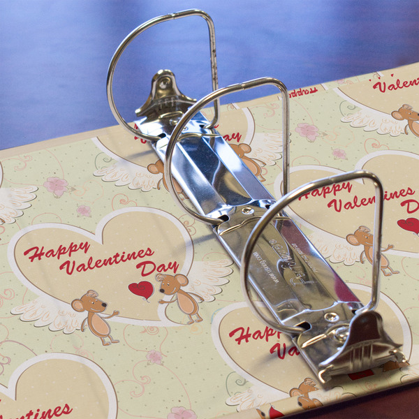 Mouse Love 3 Ring Binders - Full Wrap - 3" - DETAIL
