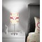 Mouse Love 7 inch drum lamp shade - in room