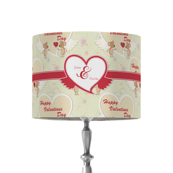 Custom Mouse Love 8" Drum Lamp Shade - Fabric (Personalized)