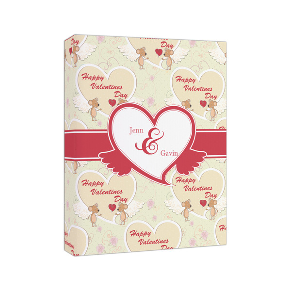 Mouse Love 8x10 - Canvas Print - Angled View