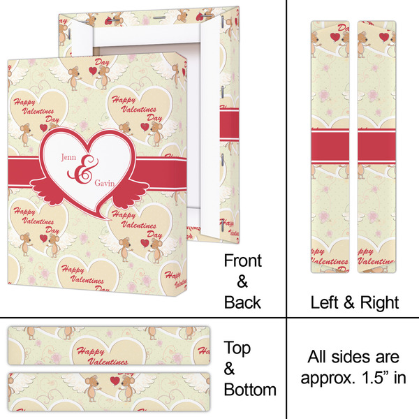 Mouse Love 8x10 - Canvas Print - Approval