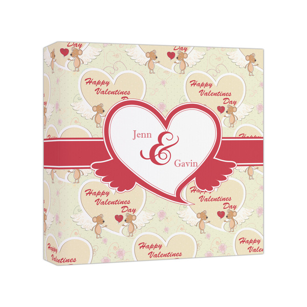Custom Mouse Love Canvas Print - 8x8 (Personalized)