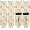 Mouse Love Adult Crew Socks - Double Pair - Front and Back - Apvl