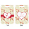 Mouse Love Aluminum Luggage Tag (Front + Back)