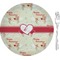 Mouse Love 8" Glass Appetizer / Dessert Plates - Single or Set (Personalized)