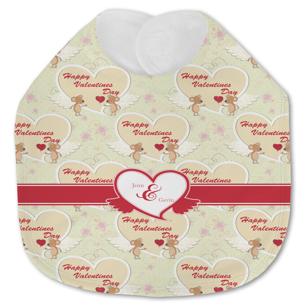 Mouse Love Baby Bib - AFT closed