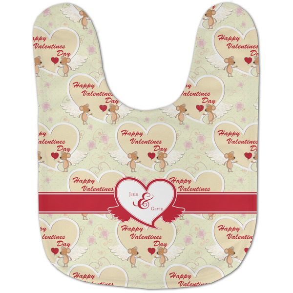 Mouse Love Baby Bib - AFT flat