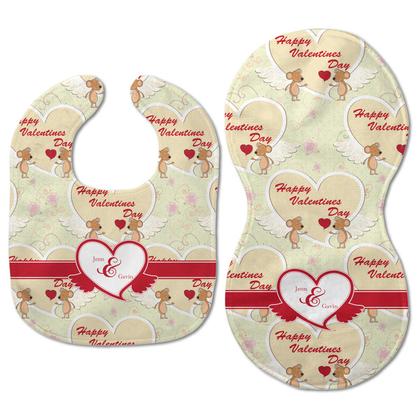 Mouse Love Baby Bib & Burp Set - Approval (new bib & burp)