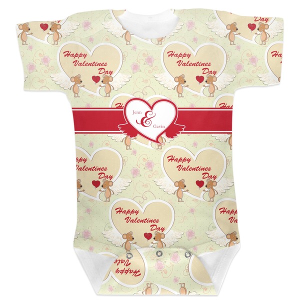 Custom Mouse Love Baby Bodysuit (Personalized)