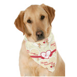 Mouse Love Dog Bandana Scarf w/ Couple's Names